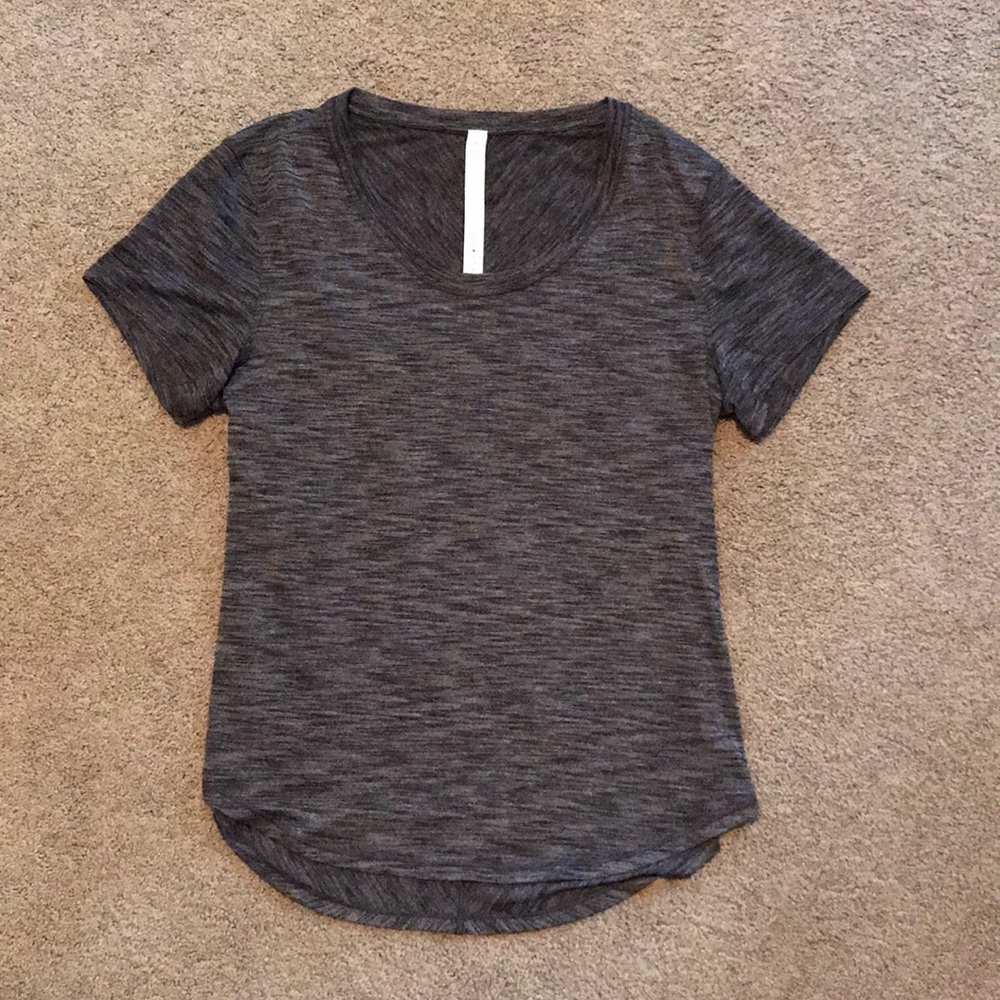 Short Sleeve Gray Lululemon Shirt